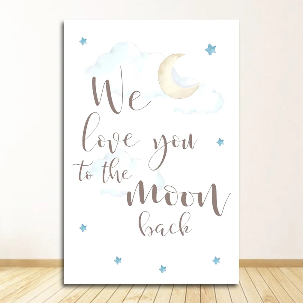 nursery print art decor paintings canvas livingroom Wall pictures for girls baby boy decoration bedroom poster animal Elephant Peaceful Pleasures Health and Wellness 0838XX06 40x60cm Unframed