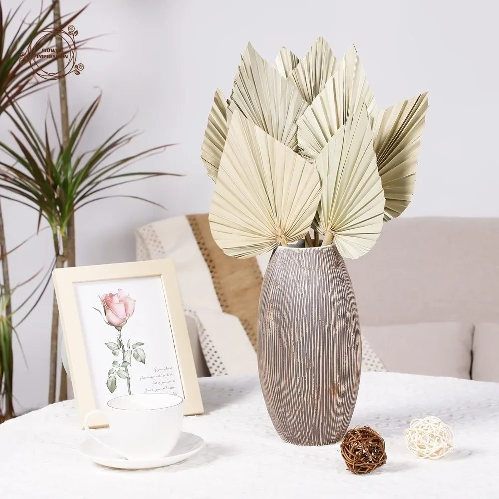 Artificial Palm Leaves Fronds for Wedding & Home Decor | 3/5 pcs