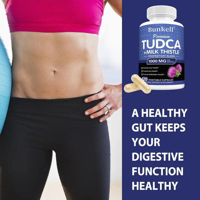 Liver Detox Capsules with Milk Thistle & TUDCA | Bunkell