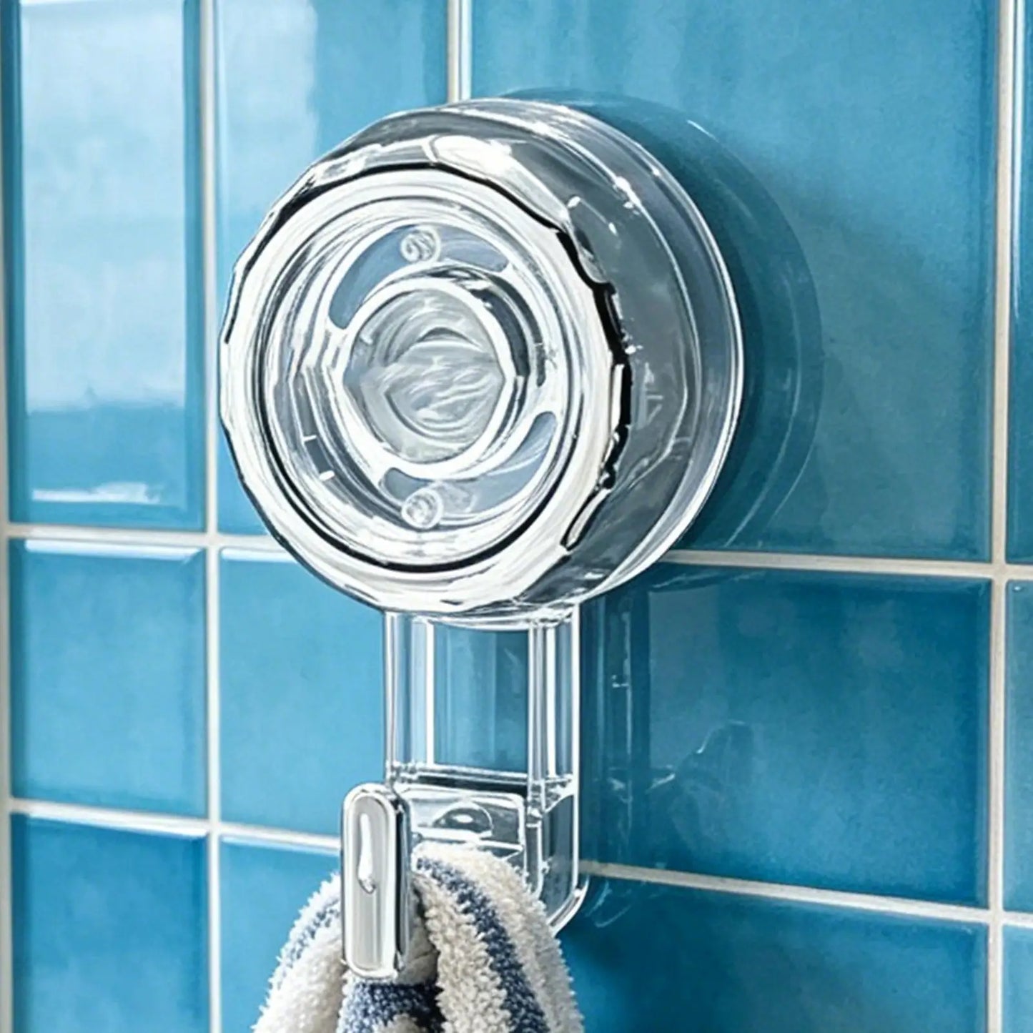 Heavy-Duty Suction Cup Shower Hook – Traceless & Reusable