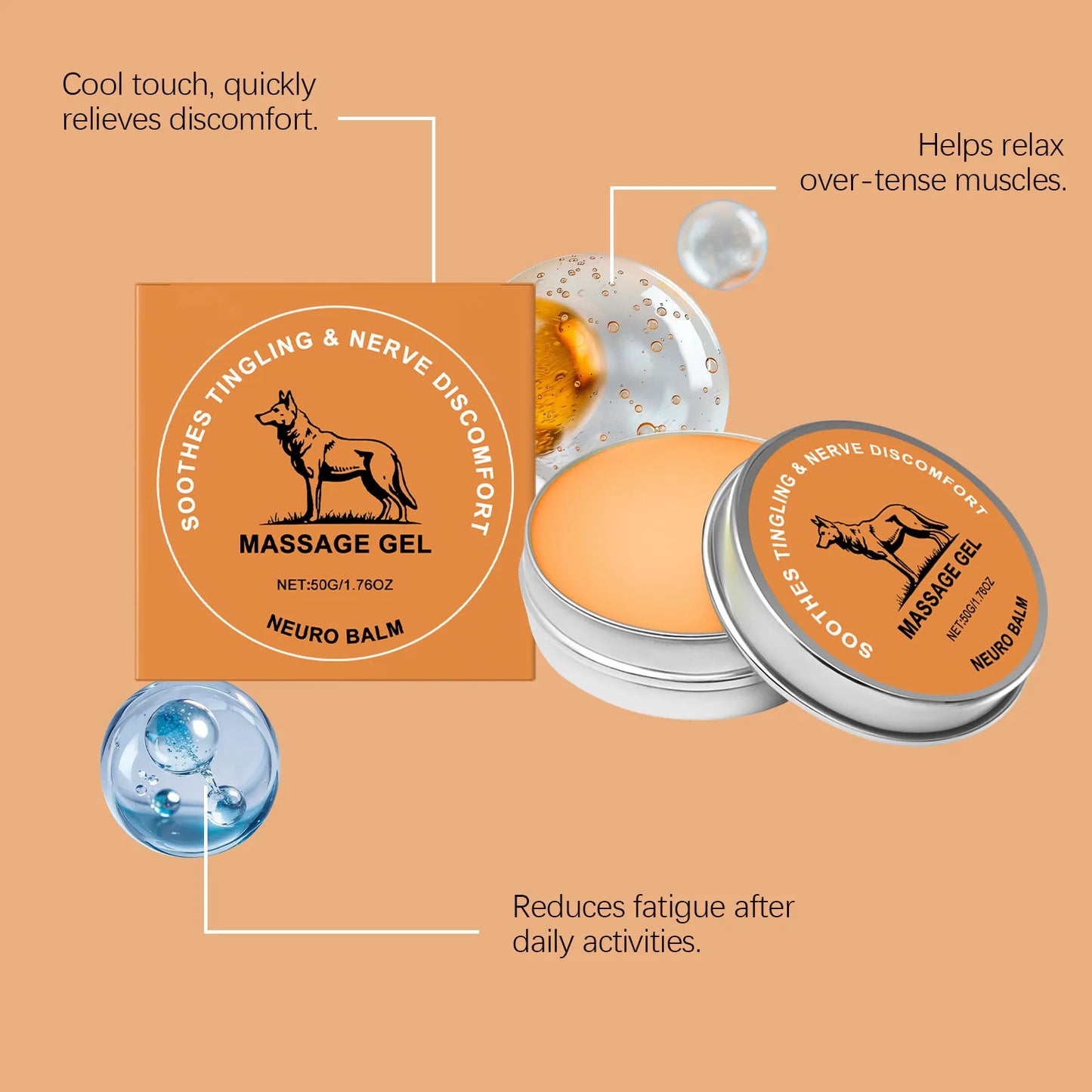 Jaysuing Herbal Massage Balm | Fast Absorbing, Non-Greasy 50g