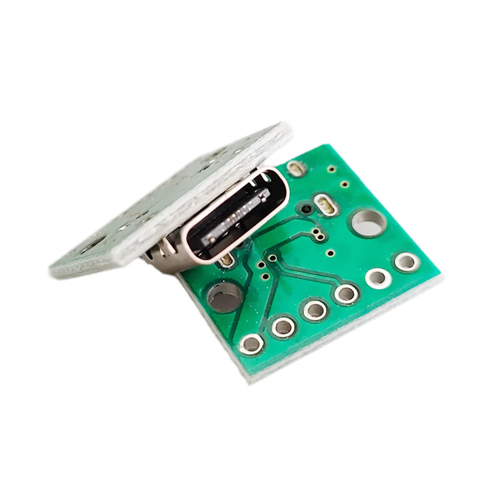 2/5/10pcs 6Solder Joint USB TYPE-C To DIP PCB Connector Needle Free Pinboard Test Board Solder Female Dip Pin Header Adapter Peaceful Pleasures Health and Wellness