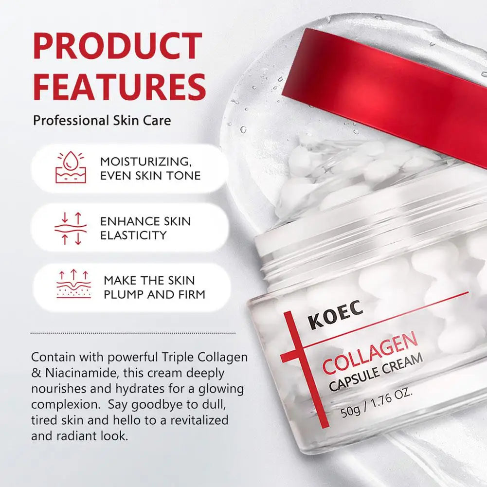 Collagen Capsule Face Cream 50g – Firming & Hydrating