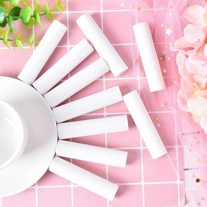 100pcs 5ml Empty Lip Gloss Tubes & Lip Balm Containers w/ Caps