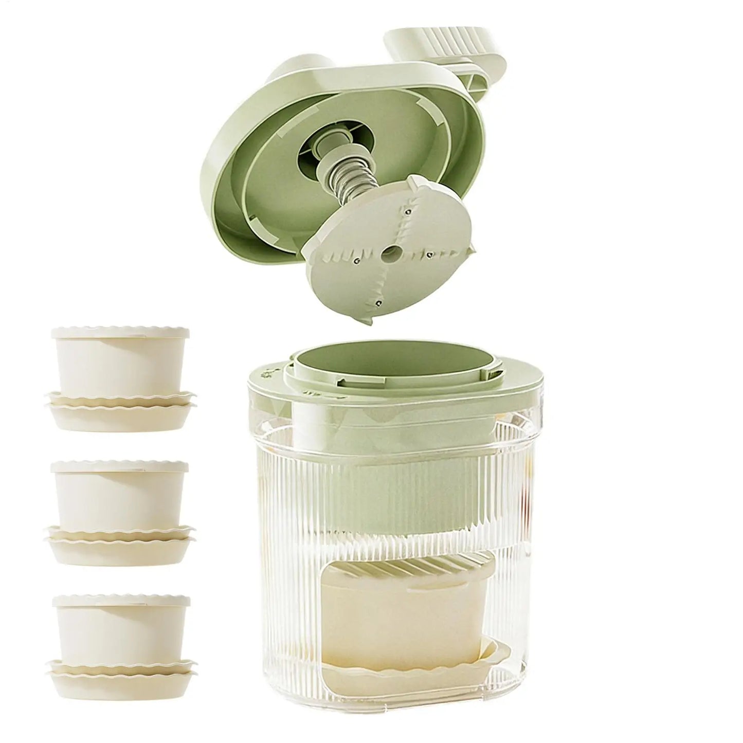 Manual Shaved Ice Machine & Snow Cone Maker | Portable Crusher