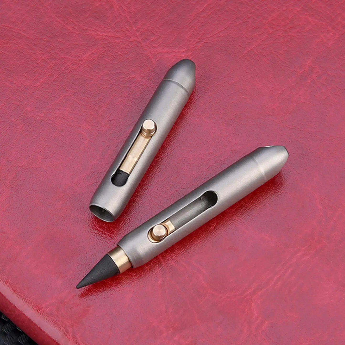 Titanium Alloy Eternal Pencil | Keychain Pocket Pen, No Sharpen