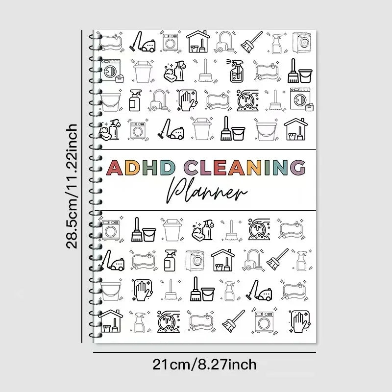 ADHD Cleaning Planner Bundle Home Organization Schedule Weekly