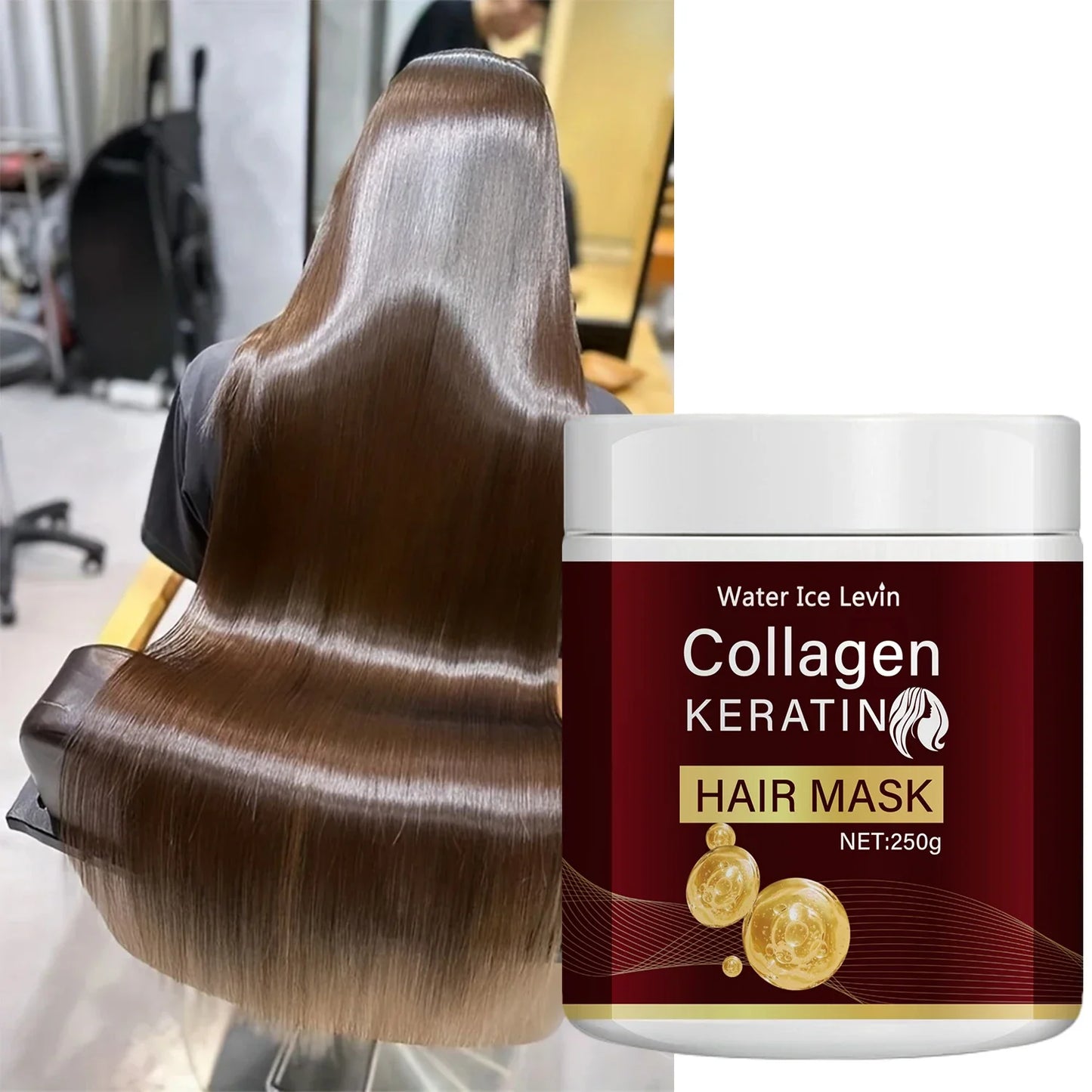 Collagen Keratin Hair Mask with Argan Oil – Repairs & Hydrates