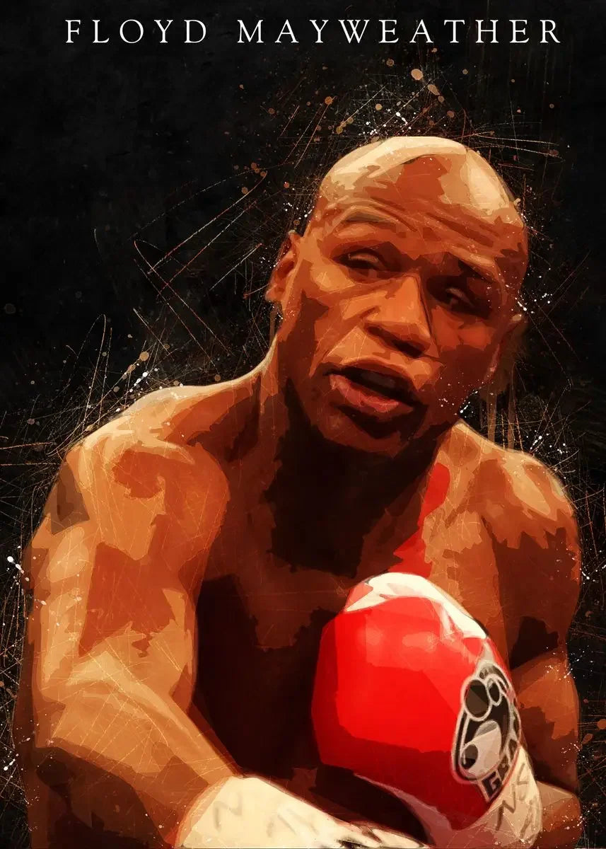 Modern Sports Aesthetics Wall Art Boxer Mike Tyson Manny Pacquiao HD Canvas Poster Prints Home Bedroom Living Room Decor Peaceful Pleasures Health and Wellness