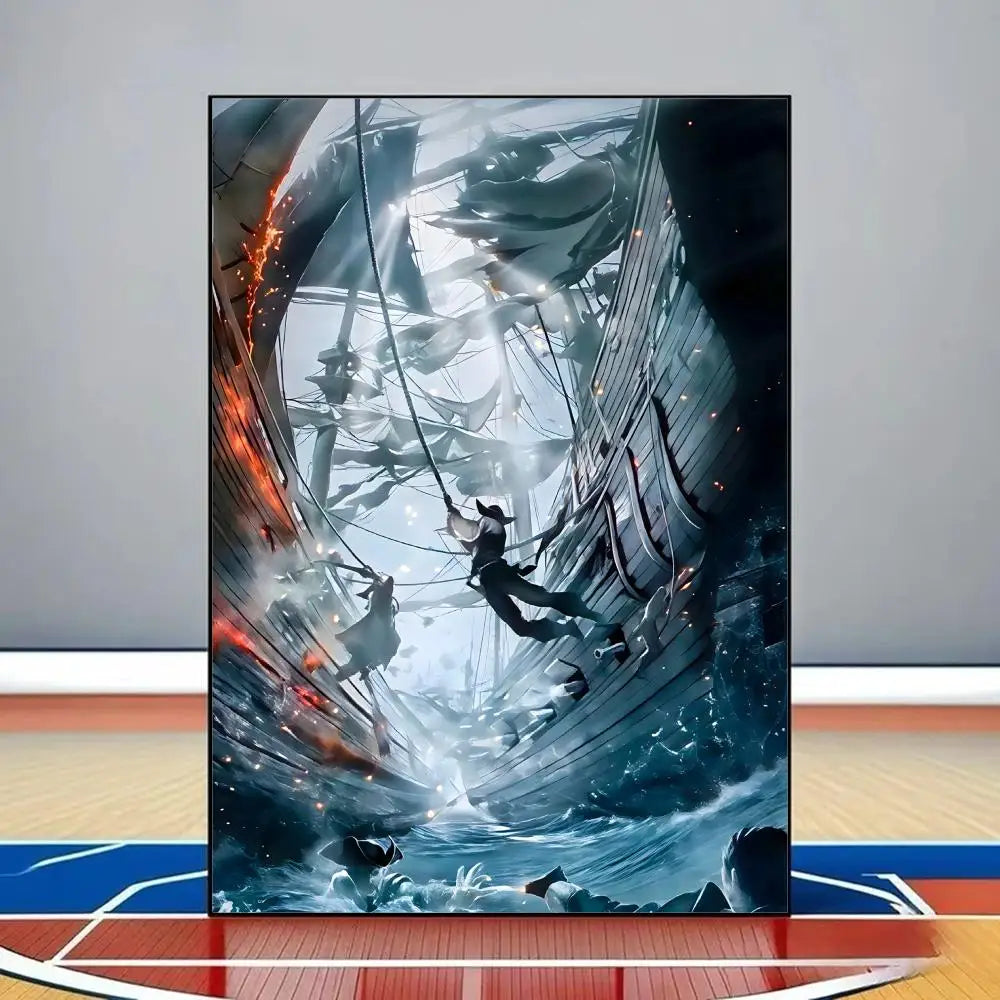 Pirates of the Caribbean Black Pearl Canvas Poster | Wall Art