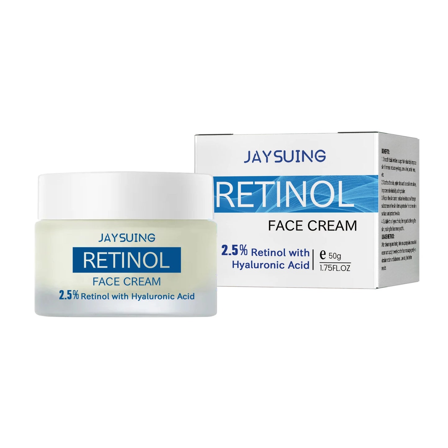 Retinol Firming Face Cream Reduce Lines Restores Cell Elasticity Improve Skin Relaxation Brighten Moisturizing Skincare Cream Peaceful Pleasures Health and Wellness 50g
