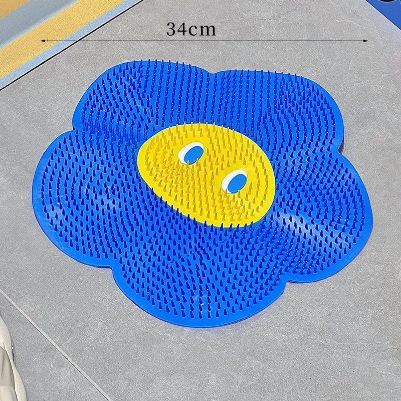 Silicone Foot Scrubber Mat | Non-Slip Shower Massage Pad