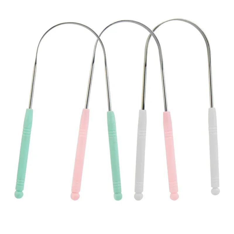 Stainless Steel Tongue Scraper | Daily Oral Hygiene Tool