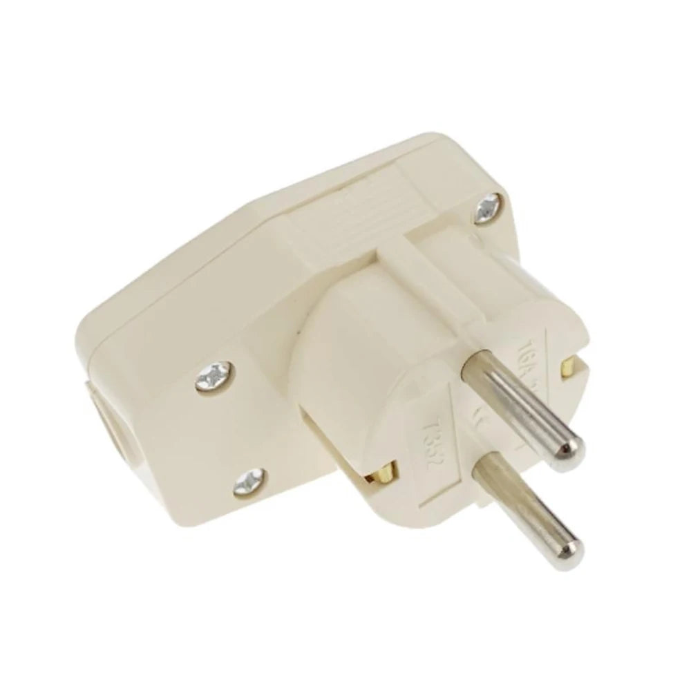 German Schuko EU Rewireable Plug ON/OFF Switch 250V 16A CEE 7/7