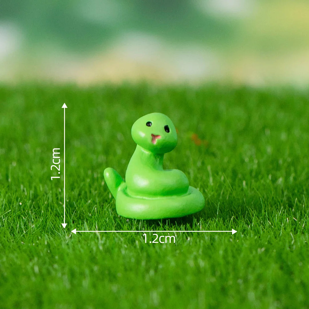 1Pcs Rabbit Squirrel Elephant Fox Sheep Duck Pig Cat Frog Snake Figurine Miniature Fairy Garden Decoration Accessories decoração Peaceful Pleasures Health and Wellness 15