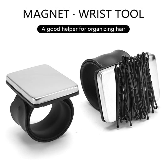 Silicone Magnetic Wrist Band for Hair Clips, Portable Magnetic Hair Tool, Salon Home Hair Styling Accessory Peaceful Pleasures Health and Wellness