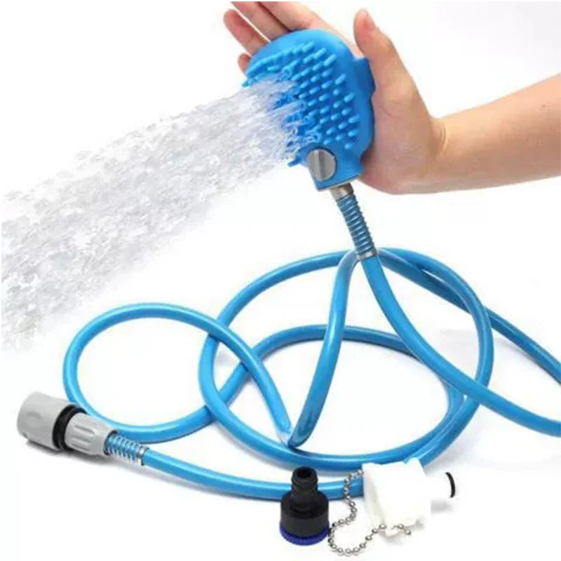 Adjustable Pet Shower Sprayer | Dog Bath Foam Soap Massager Tool