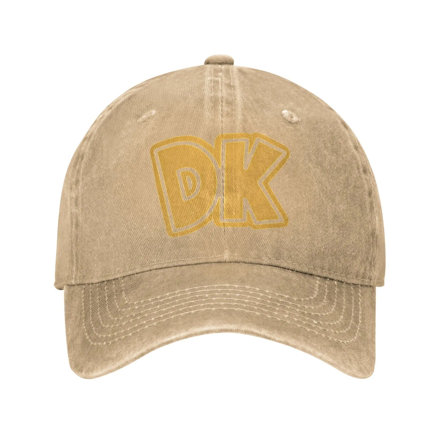 Donkeys Kongs Sun Baseball Cap Logo Women Men Print Trucker Hat Summer Vintage Outdoor Sports High Quality Baseball Caps Peaceful Pleasures Health and Wellness Khaki One Size