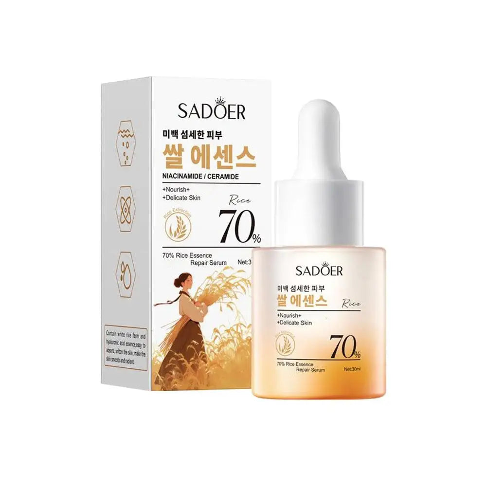 SADOER Rice Essence Serum 30ml – Niacinamide & Ceramide
