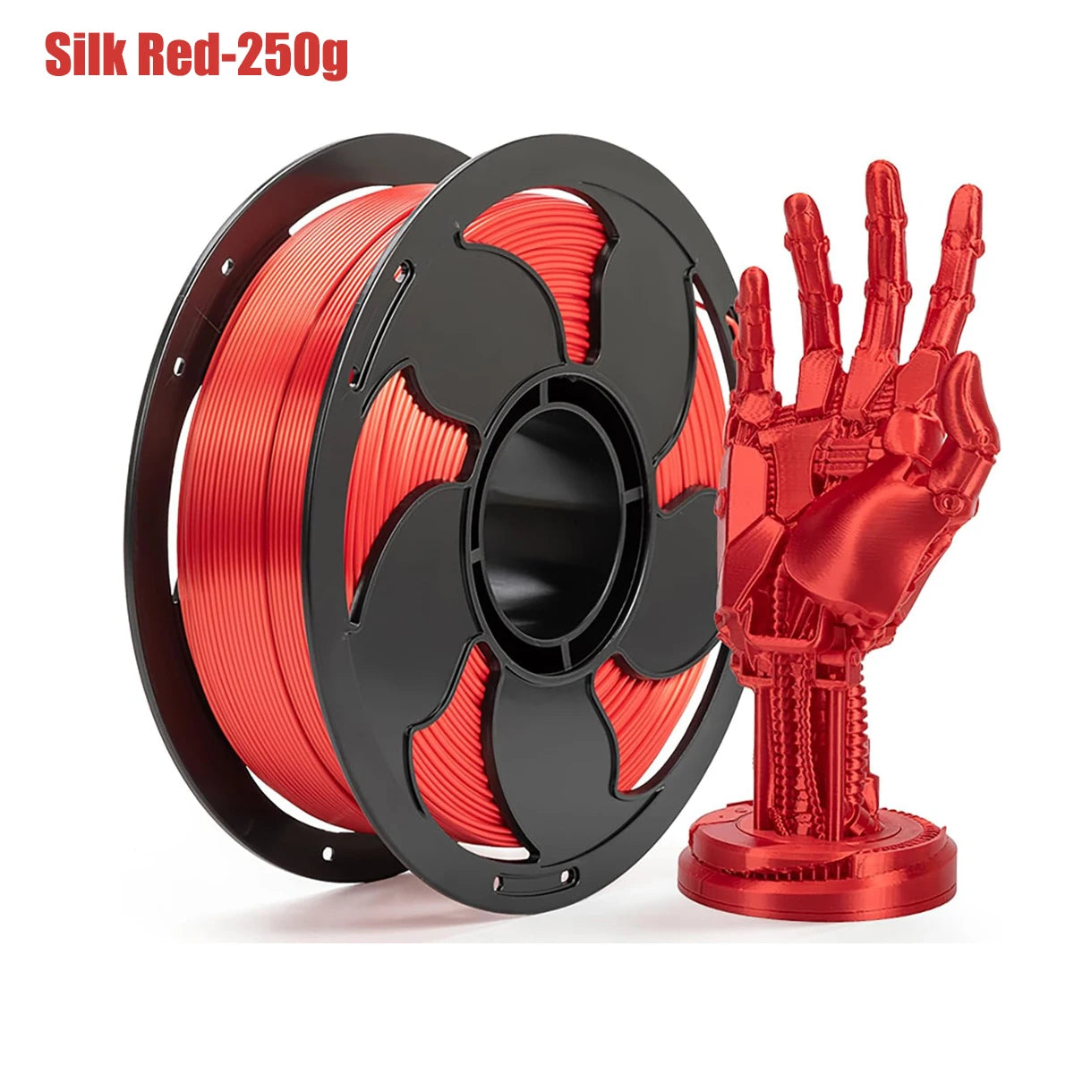 Silk PLA Filament 1.75mm 4-Spool 1KG Bundle for FDM Printers