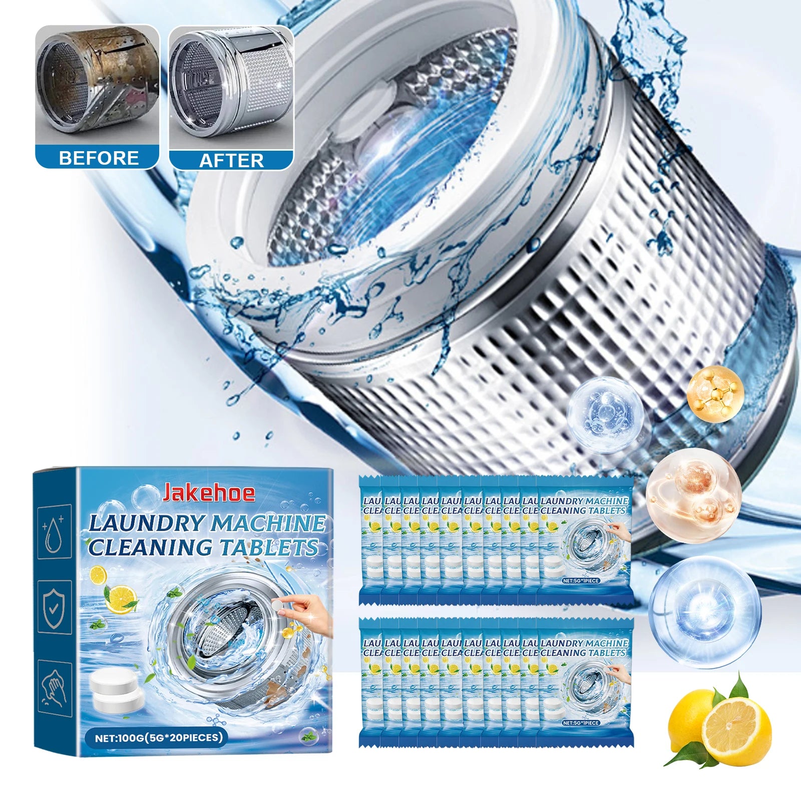 Washing Machine Cleaning Tablets Drum Laundry Sink Remove Dirt Eliminate Odors Reduce Bacterial Growth Washing Machine Cleaner Peaceful Pleasures Health and Wellness