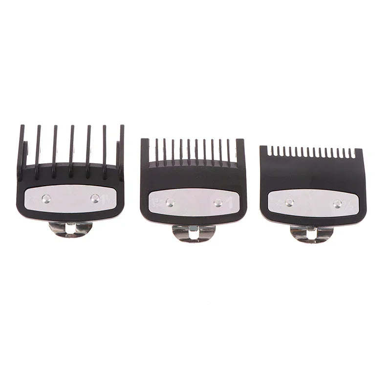 3Pcs Hair Clipper Guards Guide Combs Trimmer Cutting Guides Styling Tools Attachment Compatible 1.5mm 3mm 4.5mm Peaceful Pleasures Health and Wellness