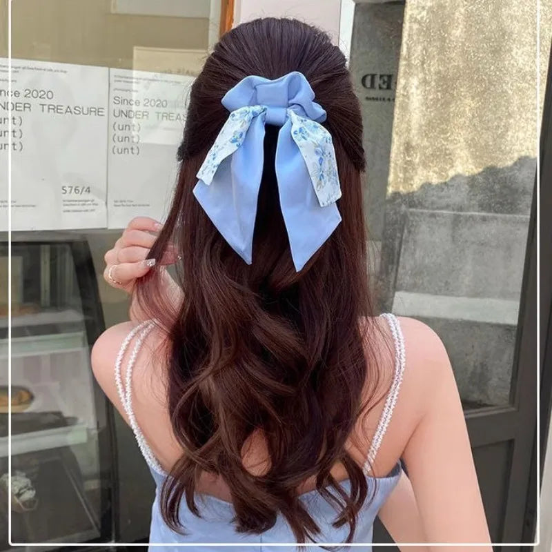Broken Flower Bow Large Intestine Headband Womens Summer Headband Hair Rope Peaceful Pleasures Health and Wellness