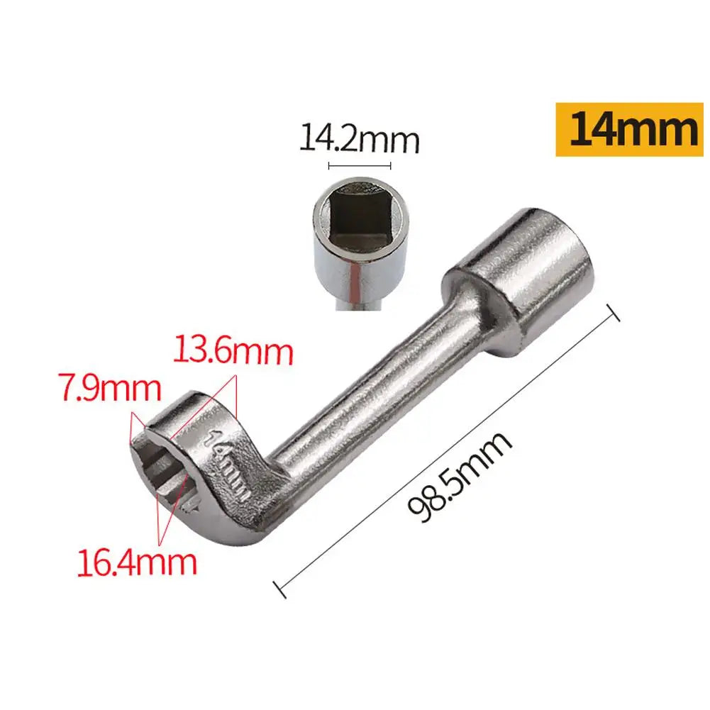 Diesel Fuel Injector Line Socket Wrench Set 12–19mm