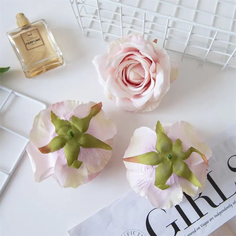 Silk Rose Artificial Flowers for Wedding, Home & DIY Décor