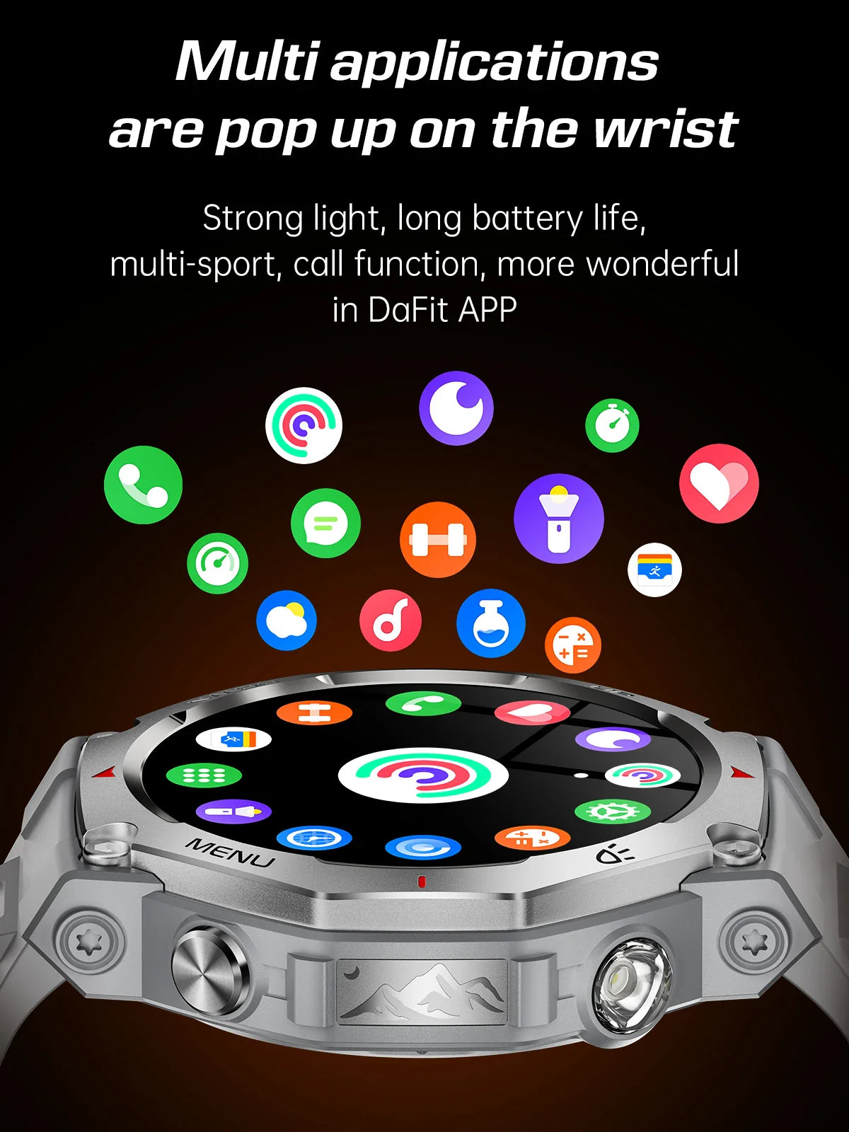 MINGCC Smartwatch – Wireless Calls, Fitness & Health Tracker