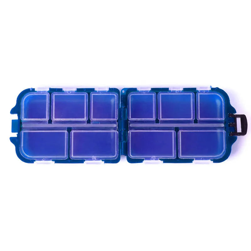 7-Day 10-Grid Pill Organizer | Portable Multi-Use Storage Box