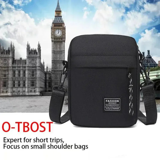 Unisex Oxford Crossbody Satchel – Small Square Shoulder Bag Crossbody Satchel Bag Peaceful Pleasures Health and Wellness