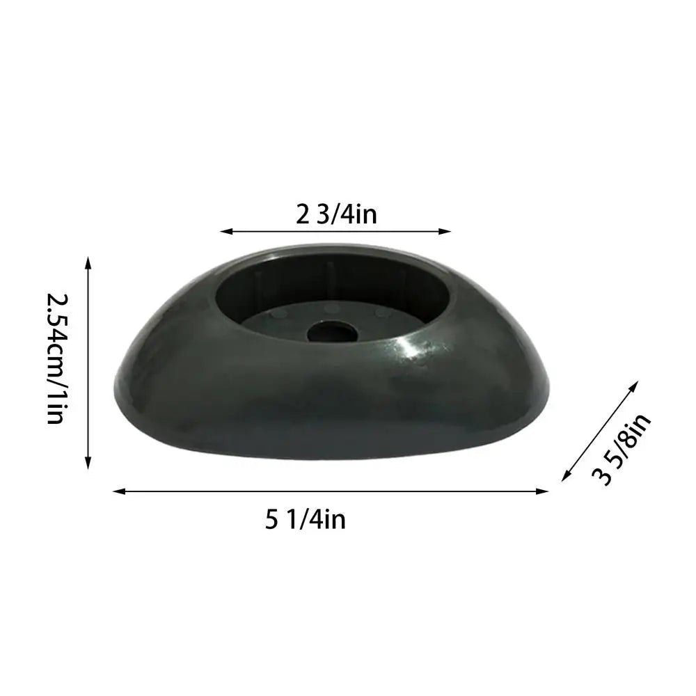4-Pack Pool Stand Base Plastic Feet for Above-Ground Pool Frames Pool Leg End Caps Peaceful Pleasures Health and Wellness single attribute