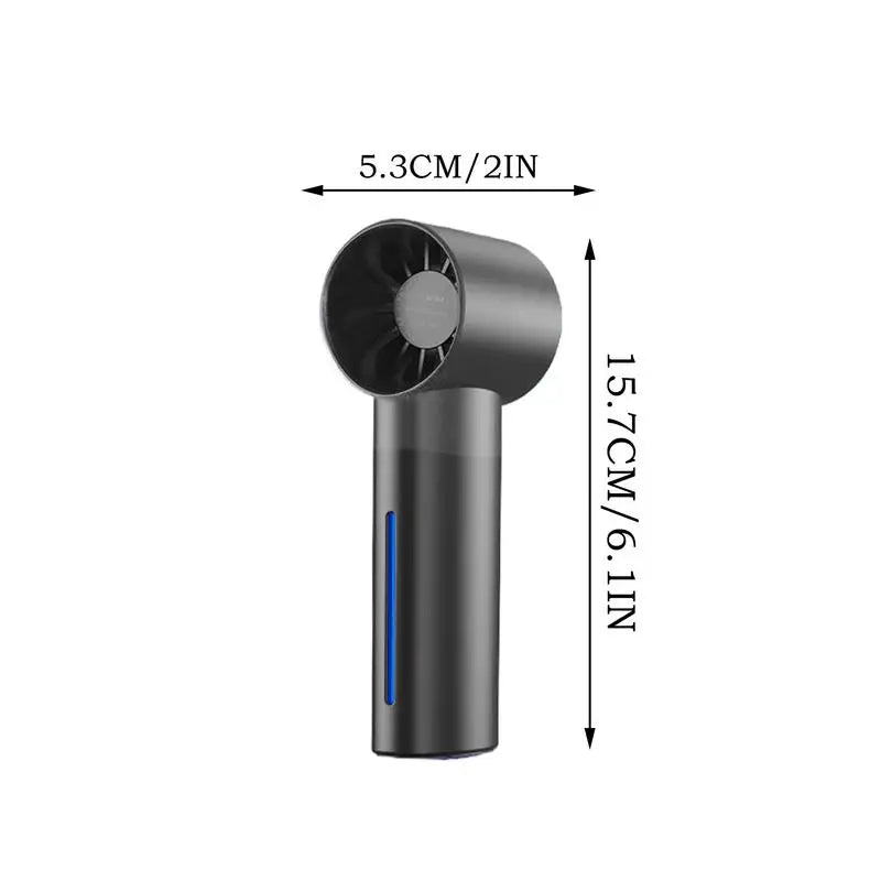 Small Handheld Fan 5 Speed Adjustable Portable Handheld Fan Personal Handheld Misting Fan Cooling Electronics Product Peaceful Pleasures Health and Wellness