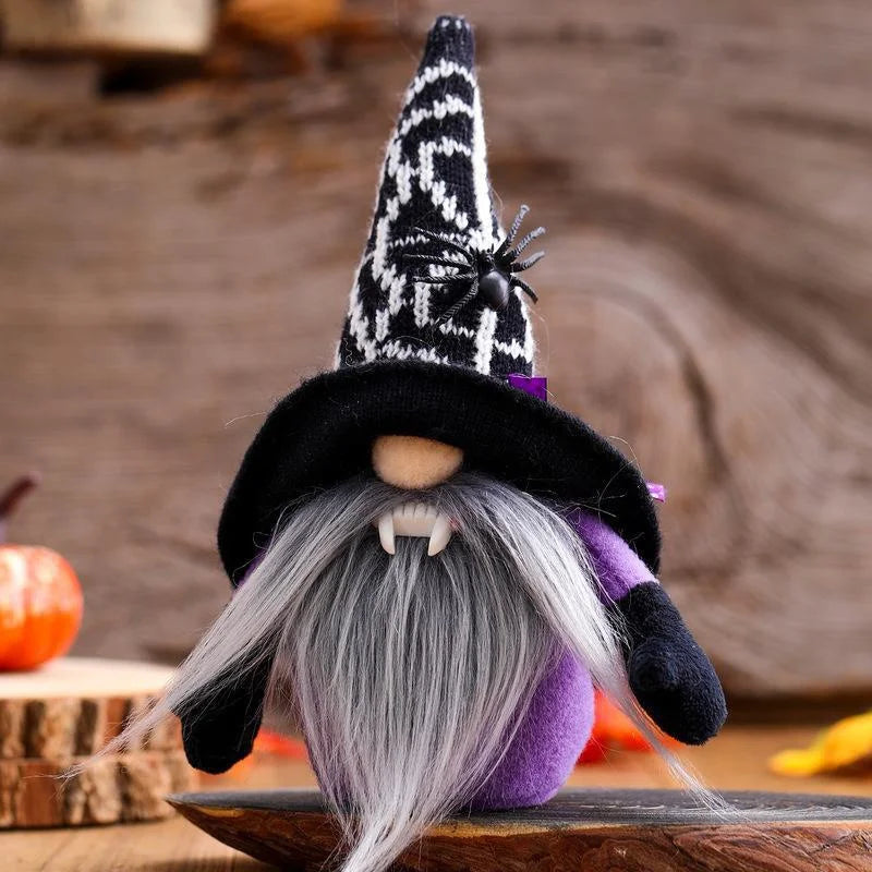Cute Spider Gnome Plush Doll Vampire Halloween Home Party Decoration
