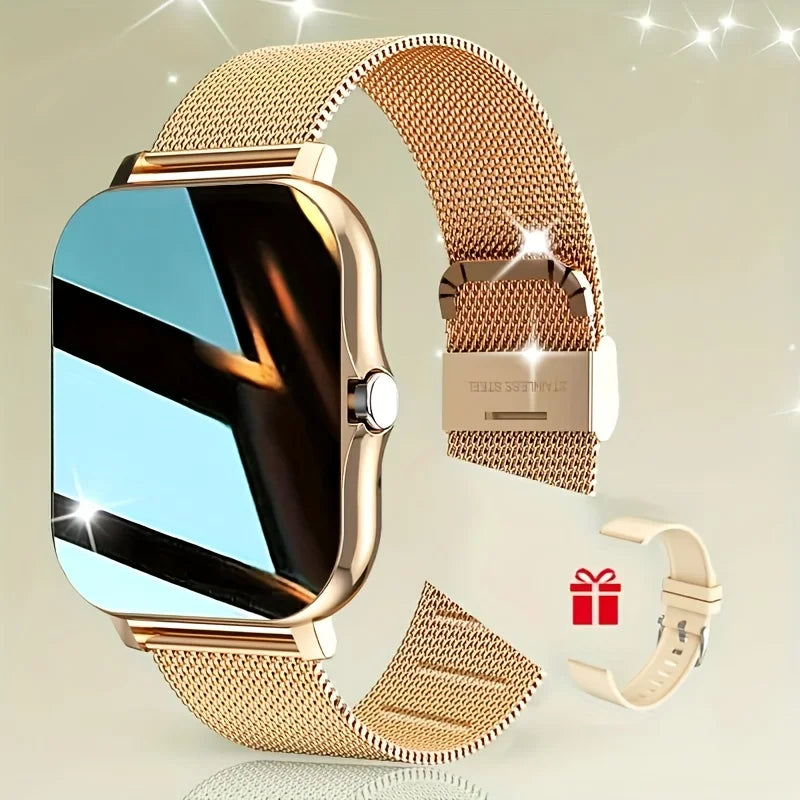 VETXI Smartwatch – HD Touch Screen, Calls, SMS & Alexa