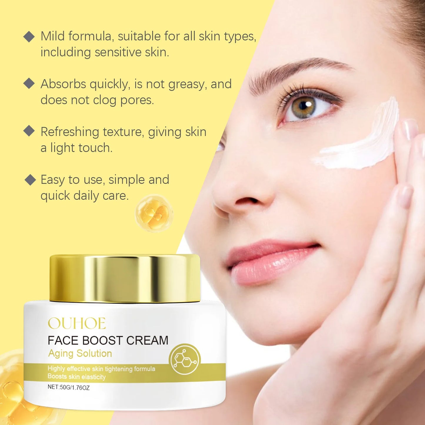 Deep Hydration Face Cream | Collagen Boost & Skin Firming
