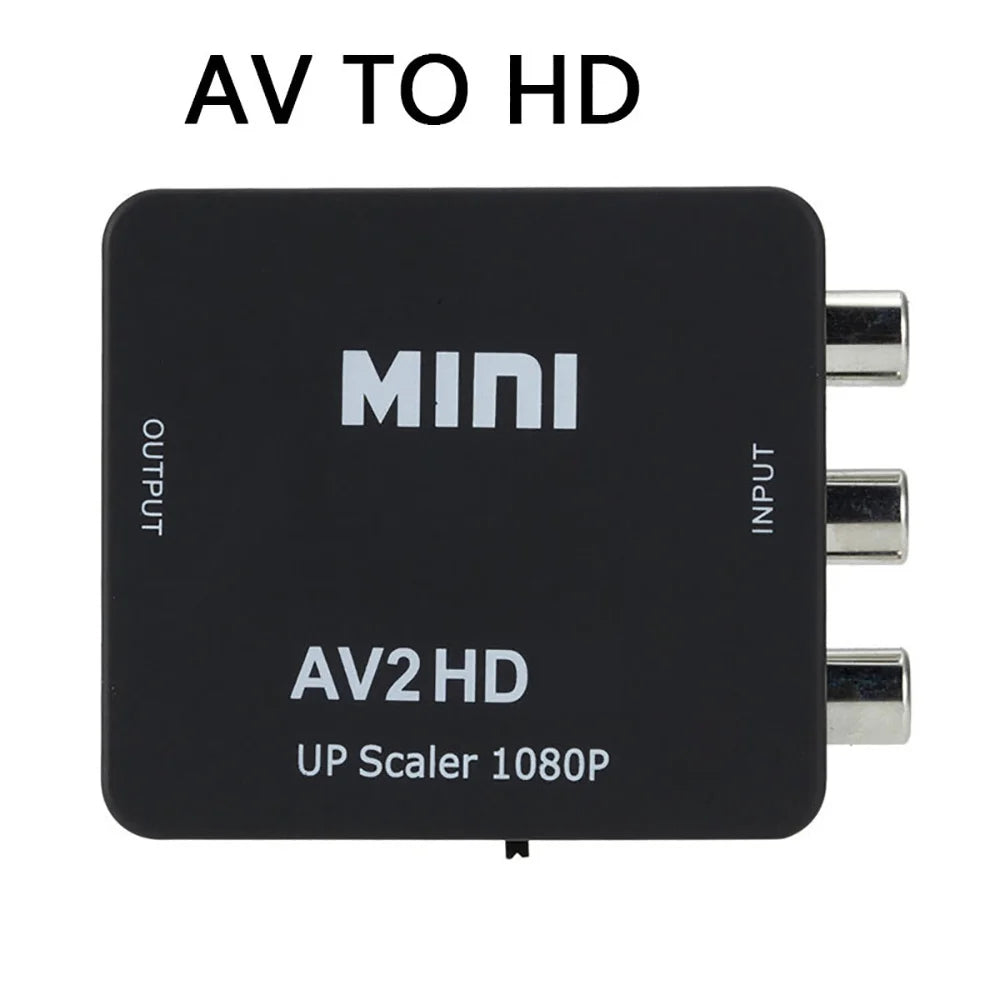 HDMI to RCA AV Converter Box 1080P CVBS NTSC PAL Compatible