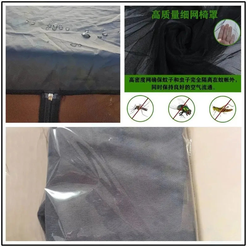 Bug Mesh Tent for Canopy Chair – Zipper Mosquito Net Cover Mosquito Net Cover Peaceful Pleasures Health and Wellness