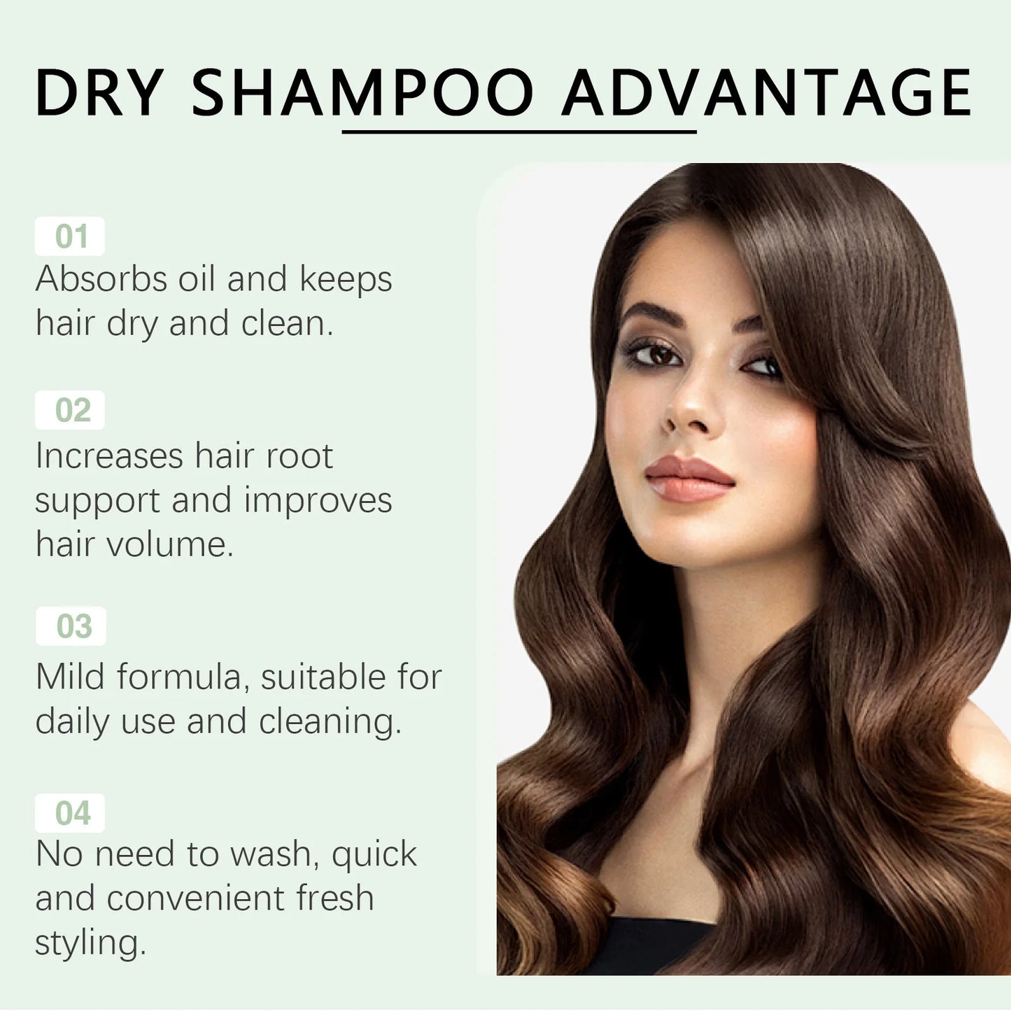 OUHOE Dry Shampoo – Oil Control, Volume & Scalp Care 80g
