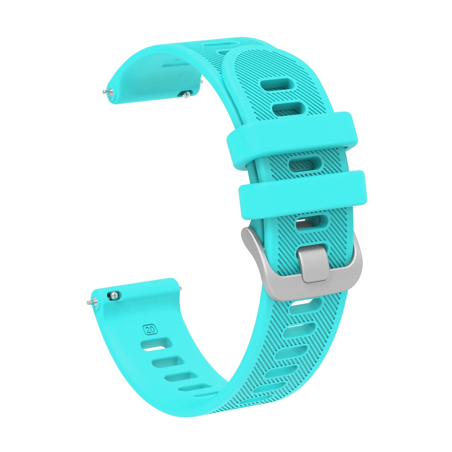 Silicone Strap For Garmin Forerunner 158 55 Replacement Watch Band + Protective Case Shell Peaceful Pleasures Health and Wellness Teal Green Strap Forerunner 158 55