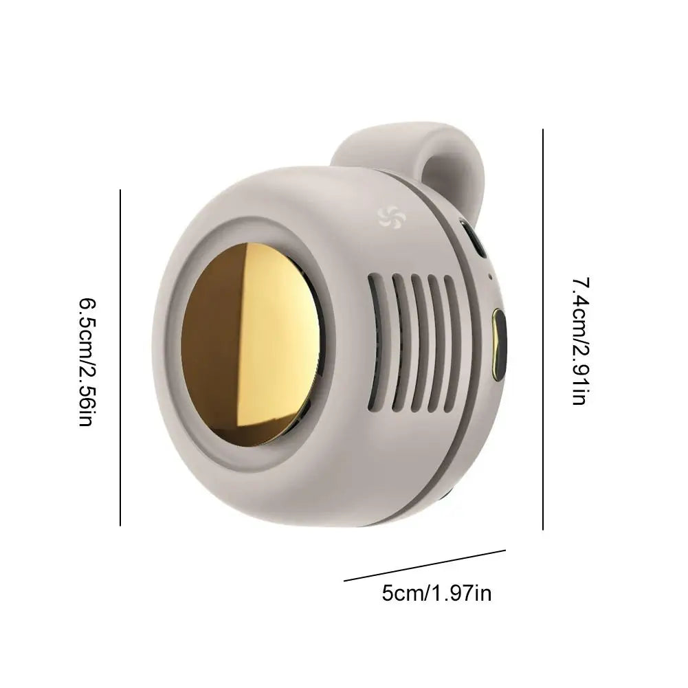Mini Clip-On Portable Fan | 3-Speed USB Rechargeable Waist Fan
