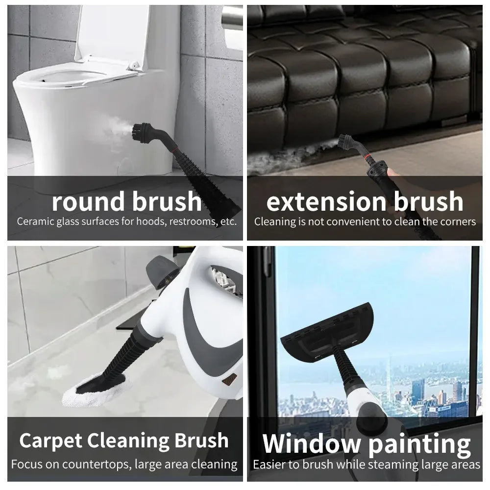 High Pressure Steam Cleaner for Home Dissolve Stains Disinfect Remove Mites Eliminate Odors Clean The Range Hood Air Conditioner Peaceful Pleasures Health and Wellness