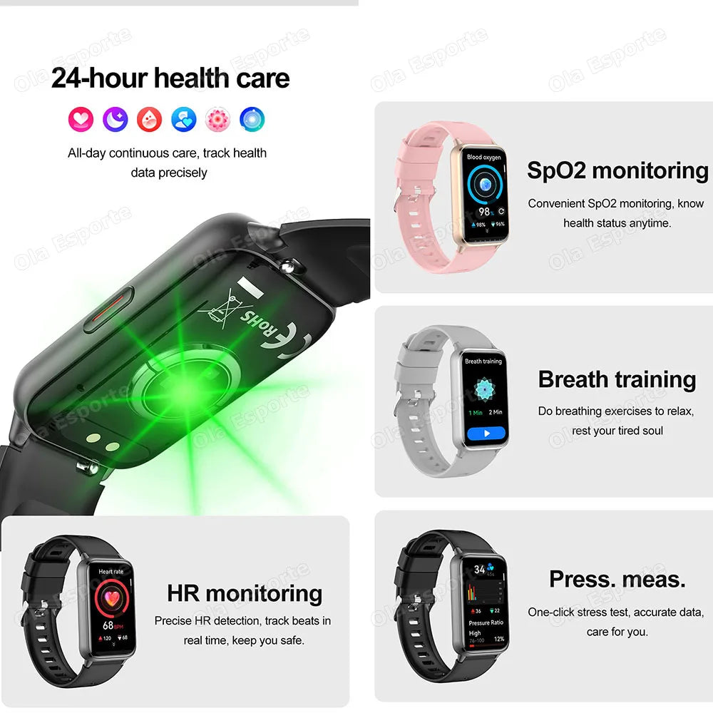 Ola Esporte HT30 Smart Watch – AMOLED, IP68, Bluetooth Call