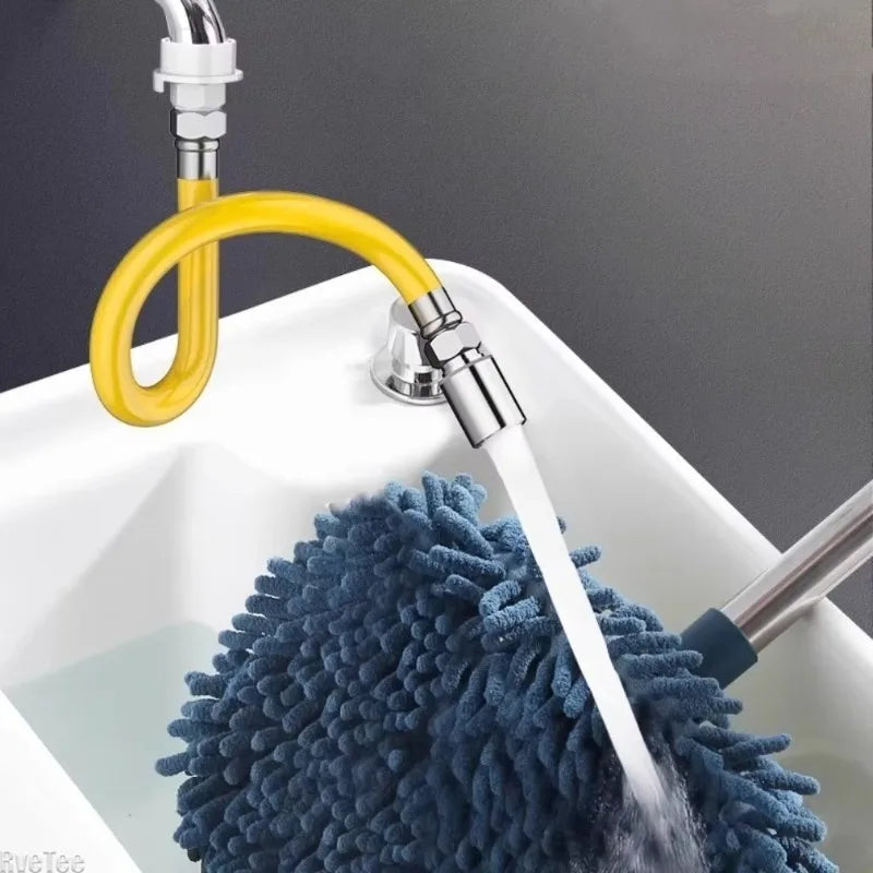 2-Mode Flexible Faucet Extender | Bendable Stainless Steel Hose