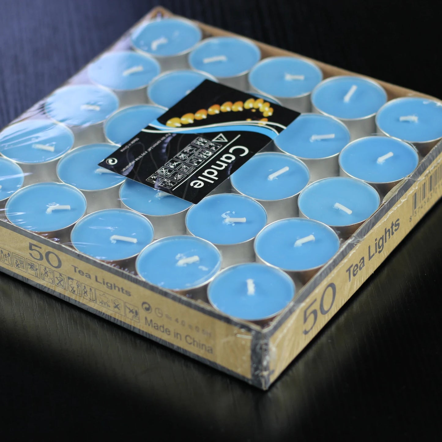 50Pcs Tea Lights Flameless Candles Long Lasting Paraffin Tea Candles for Bedroom Indoors Night Peaceful Pleasures Health and Wellness