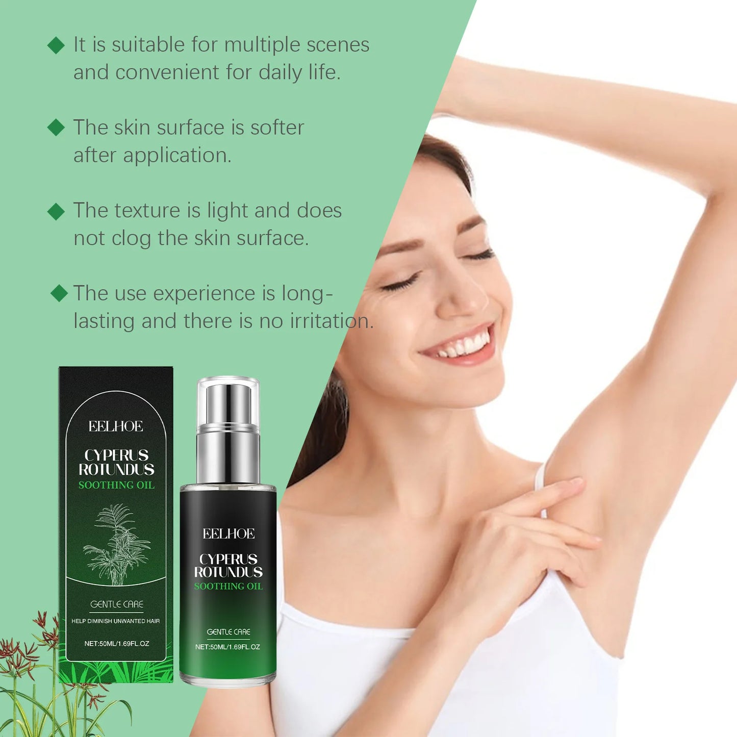 EELHOE Cyperus Rotundus After Shave Oil – Skin Softener 50ml
