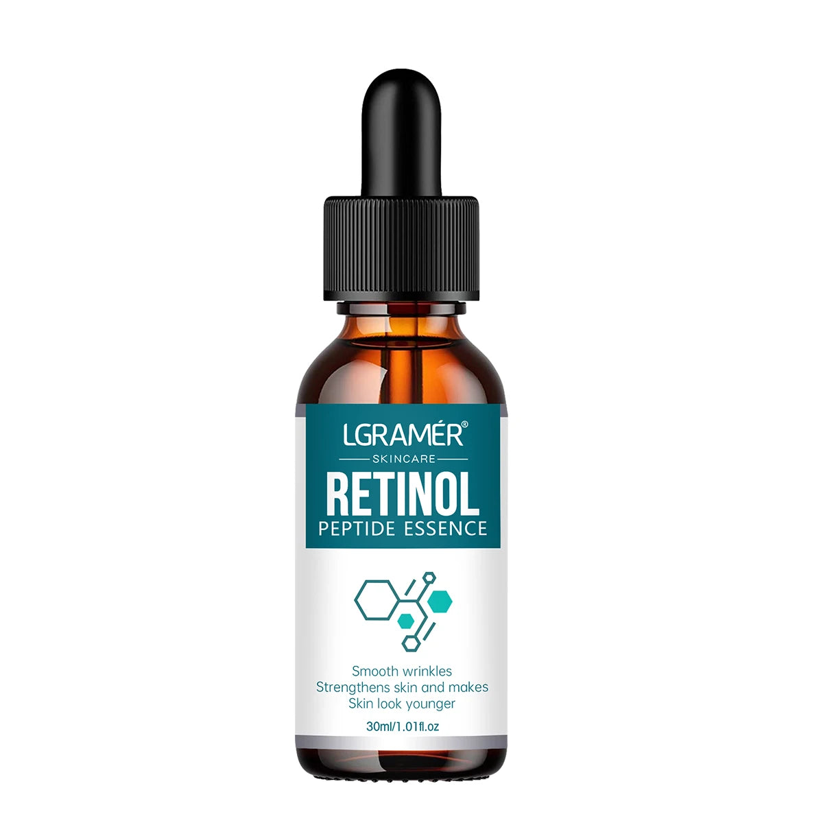Retinol & Hyaluronic Acid Anti-Aging Facial Serum Facial Serum Peaceful Pleasures Health and Wellness A