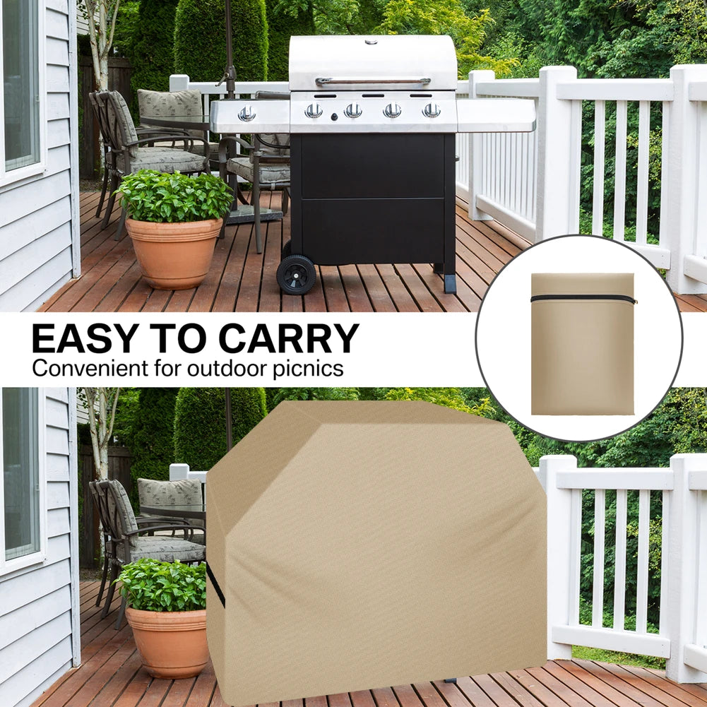 Waterproof BBQ Grill Cover | UV & Weather-Resistant 147x61x122cm