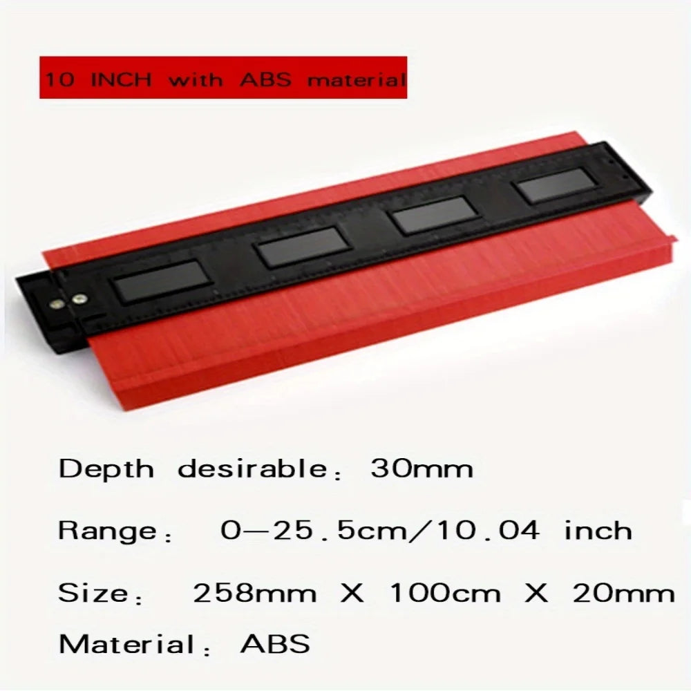 Contour Gauge Duplicator – Profile Measuring Tool for Tile & Wood Peaceful Pleasures Health and Wellness